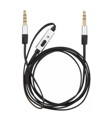 Netmak Nm-Mic15 Cable Manos Libres 3.5 Mm C/ Mic Incorporcado Manos Libres Repuesto 1 Mt