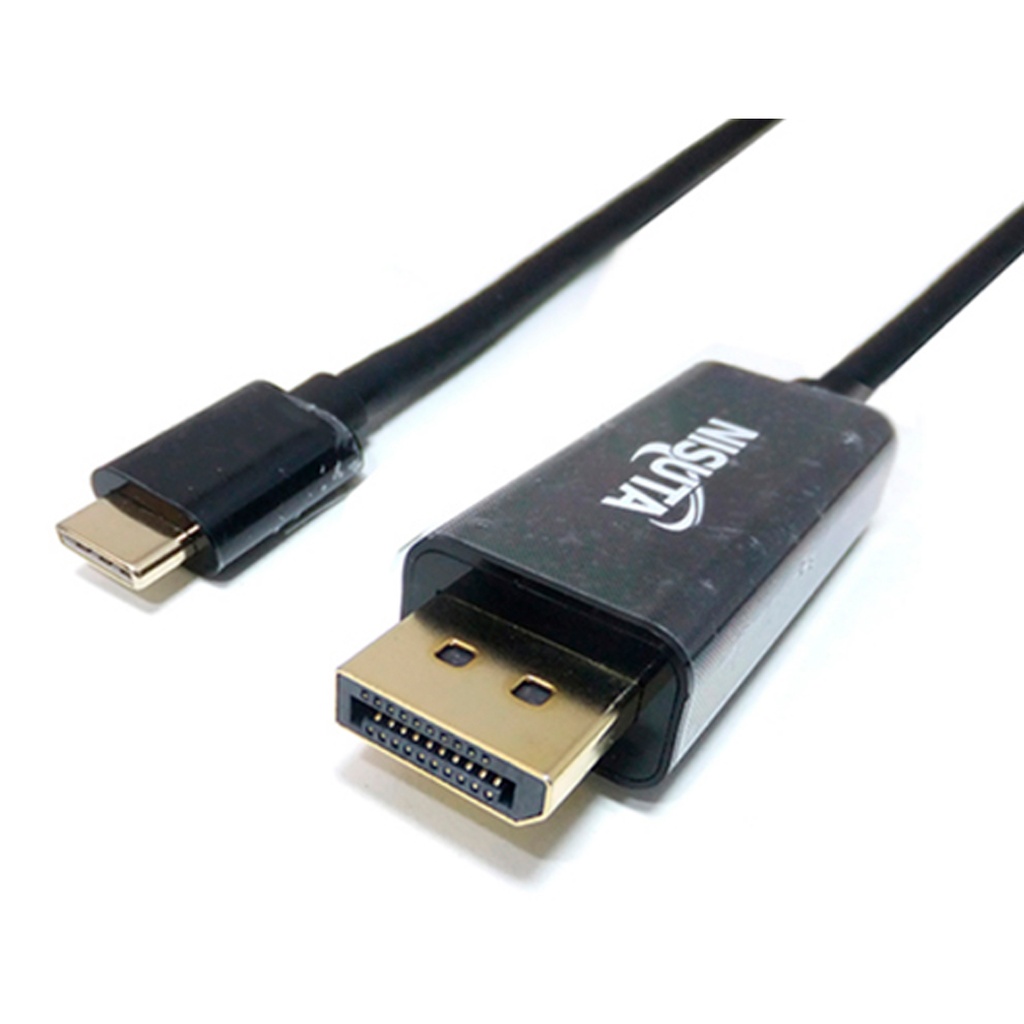 Nisuta Nsusbcdp - Cable Usb Tipo C 3.1 A Display Port 1.8 Mts