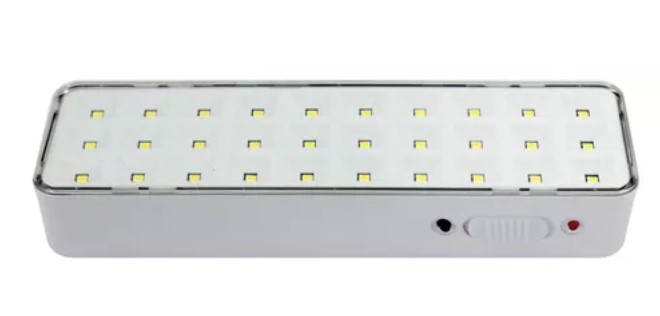 Novoled Luz De Emergencia 30 Led 6500K Bateria 18650 Extraible