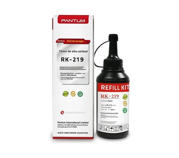 Pantum Rk-219 Refill Kit De Recarga Para Toner Pantum P2509W M6509Nw