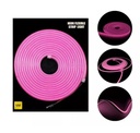 Tira De Neon Led Flexible 6*12 Mm 12V 5Mts Exterior Color Rosa Pink