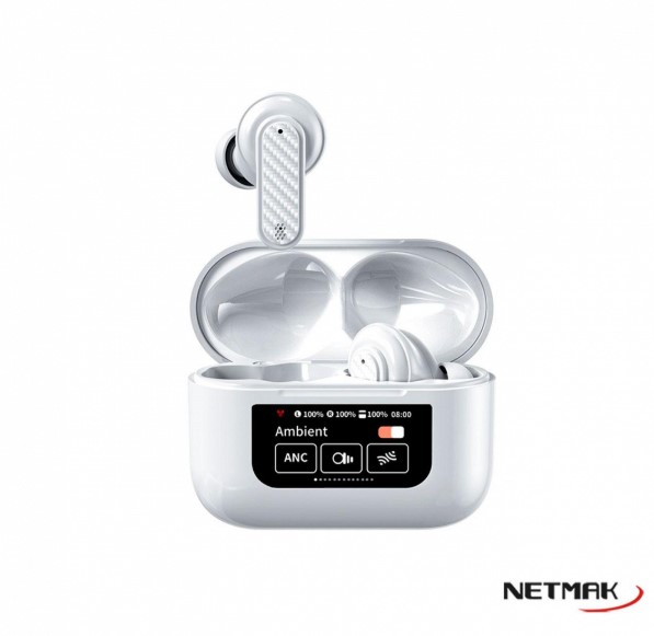 Netmak Nm-Smart Auricular Bluetooth Con Display Tactil