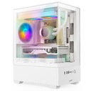 Sentey Gabinete Gamer H11 White Vidrio Templado 5 Cooler Frgb
