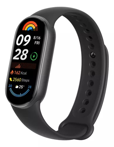 SMARTBAND XIAOMI MI BAND 9 5ATM RESISTENCIA AL AGUA 100 MODOS DEPORTIVOS BLUETOOTH 5.4 BATERIA 180MAH 1.62"