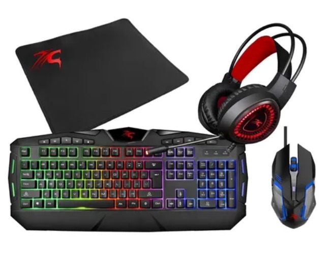 Sentey Combo Gamer Rgb 4 En 1 Gs-5790 Teclado Mouse Auricular Pad 