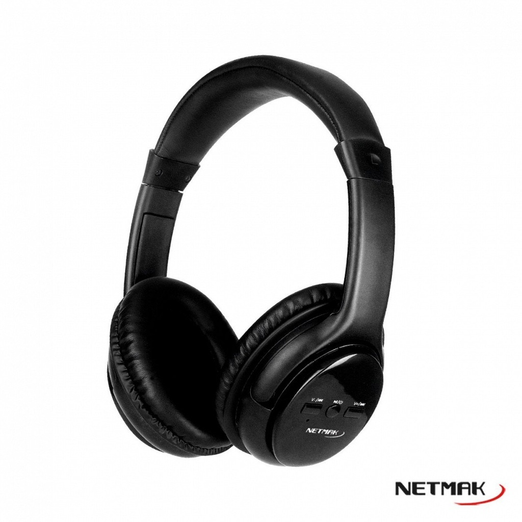 NETMAK NM-B21 AURICULAR URBANO BLUETOOTH NEGRO VINCHA