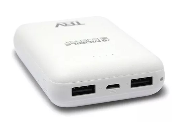 Trv Power Bank Bateria Externa Bbp101 5.000 Mah 2Xusb 2.1A