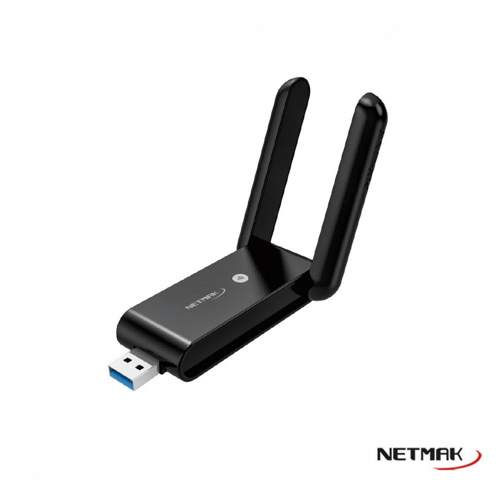 NETMAK NM-CS1200 PLACA DE RED USB WIFI 1200 MBPS