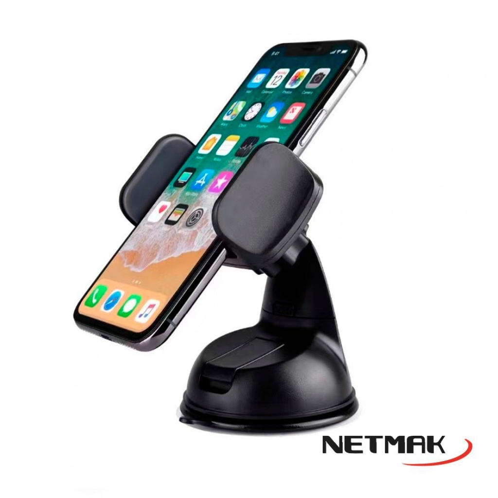 NETMAK NM-HC16 SOPORTE CELULAR UNIVERSAL PARA AUTO
