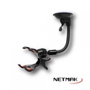 Netmak Nm-Hc21 Soporte Celular Brazo Flexible Para Auto 