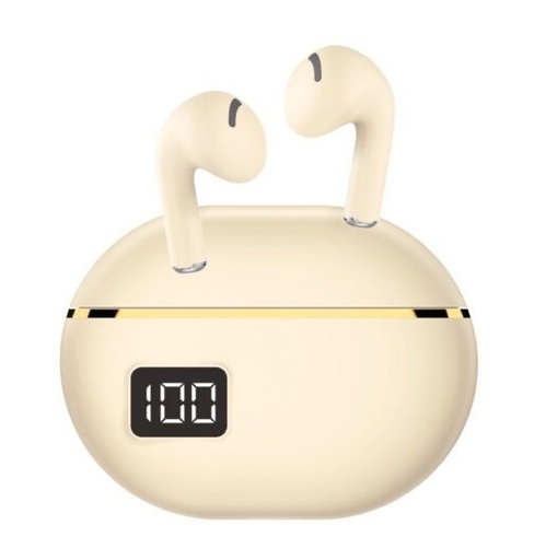 [10552] Only Auricular Bluetooth In Ear Sphere Tws Bt 5.0 6Hs Mod-113 Beige