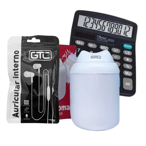 [10598] Gtc Combo Auricular Interno + Humidificador + Calculadora