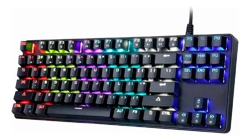 [10617] Teclado Sentey Gs-510 Fspro Mecanico Rgb Doble Inyeccion Usd Cable 1.9M Keys Switches Red
