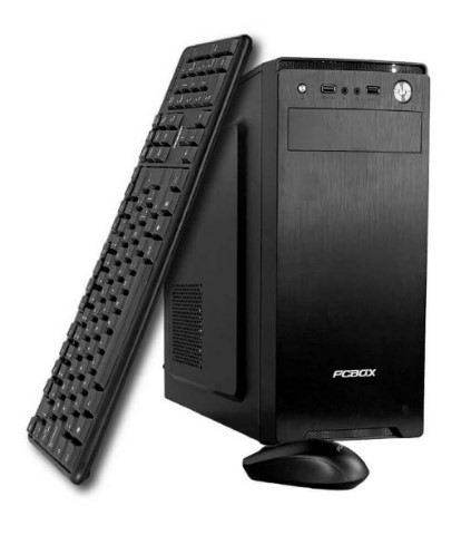 [10623] Pc Pcbox Amd Ryzen 5 5500 16Gb Ssd 480Gb Video Gt210 Kit Teclado Mouse Sin Sistema