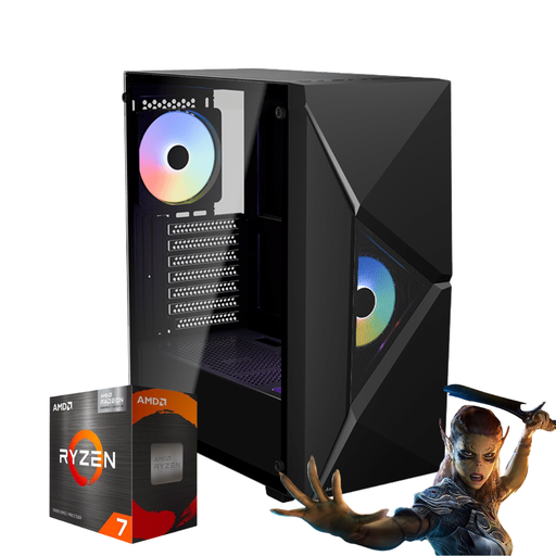 [10624] Pc Gamer Aerocool Amd Ryzen 7 5700G 16Gb Ssd 480Gb Fuente 500W 80+ Bronze Player Sin sistema 
