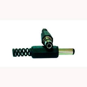 [10638] Dc Plug 2.5 mm x 5.5 mm x 13mm con Cola 