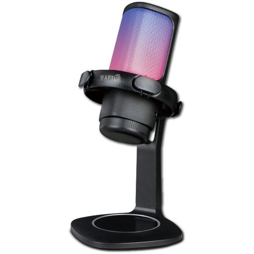 [10696] Raptor Micrófono Vox Rgb Usb Para Streaming 3.5Mm