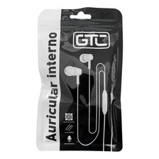 [10756] Gtc Auricular In Ear Con Cable 3.5Mm Y Micrófono Hsg-191 Blanco