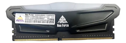 [10836] Neo Forza Memoria Udimm Ddr4 8Gb 3200Mhz Rgb Nox