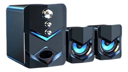 [10905] Jahro Parlante Pc 2.1 Sd-010 Subwoofer 5” + 2 Parlantes 2" 5W Usb Bluetooth