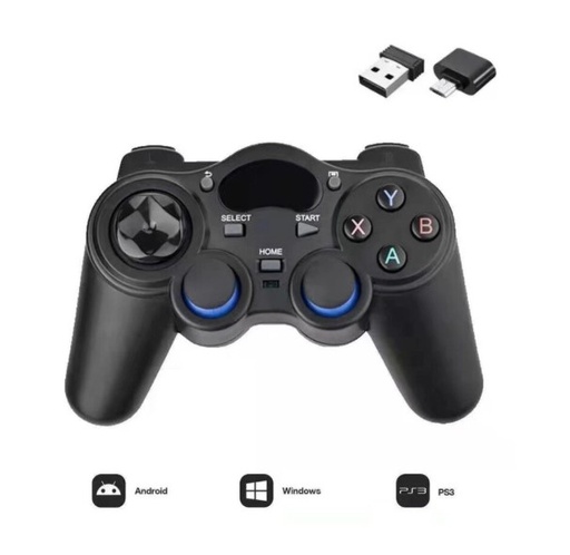 Joystick Inalambrico Wireless 2.4ghz Incluye adaptador USB y Tipo-C ideal para TV , tablet , celular , tv box y mas ! JOYSTICK MODS-J02 - ST 