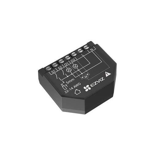[10951] Ezviz Cs-T36-R100-Wm Sensor Rele Interruptor Wifi Inteligente Control De Voz + Medidor De Consumo + Protección Descargas 