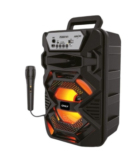 [10967] Only Parlante 6.5" Bluetooth Modo-012 Carnival Karaoke Microfono