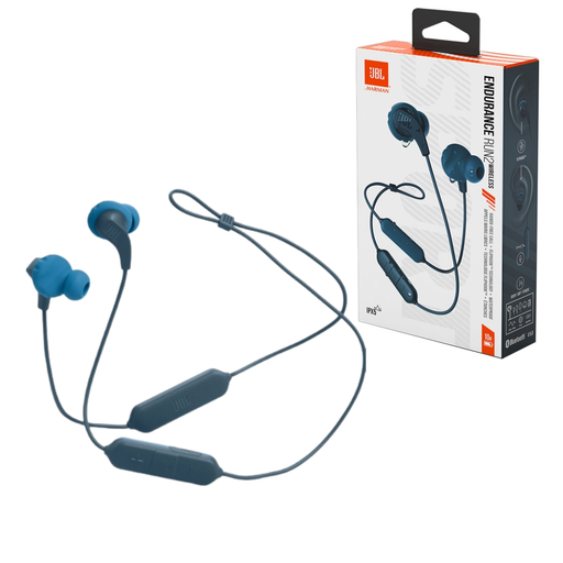 [11044] Auricular In Ear Jbl Endurance Run 2 Ipx5 Magnético Bluetooth 5.0 Blue