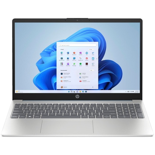 [11059] Hp Notebook Core I5-1235U 8Gb Ram 256Gb Ssd 15.6" 15-fD0095 Win11 Silver
