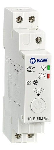 [11175] Baw Interruptor Smart Wifi 16A Din Tele161M-P 