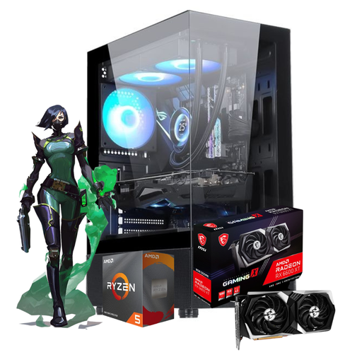 [11370] Pc Gamer Formula V Line Ryzen 5 4500 Rx 6600Xt 8Gb Ssd 480Gb 16Gb Ram 600W 80+Bronze Sistema Regalo! 