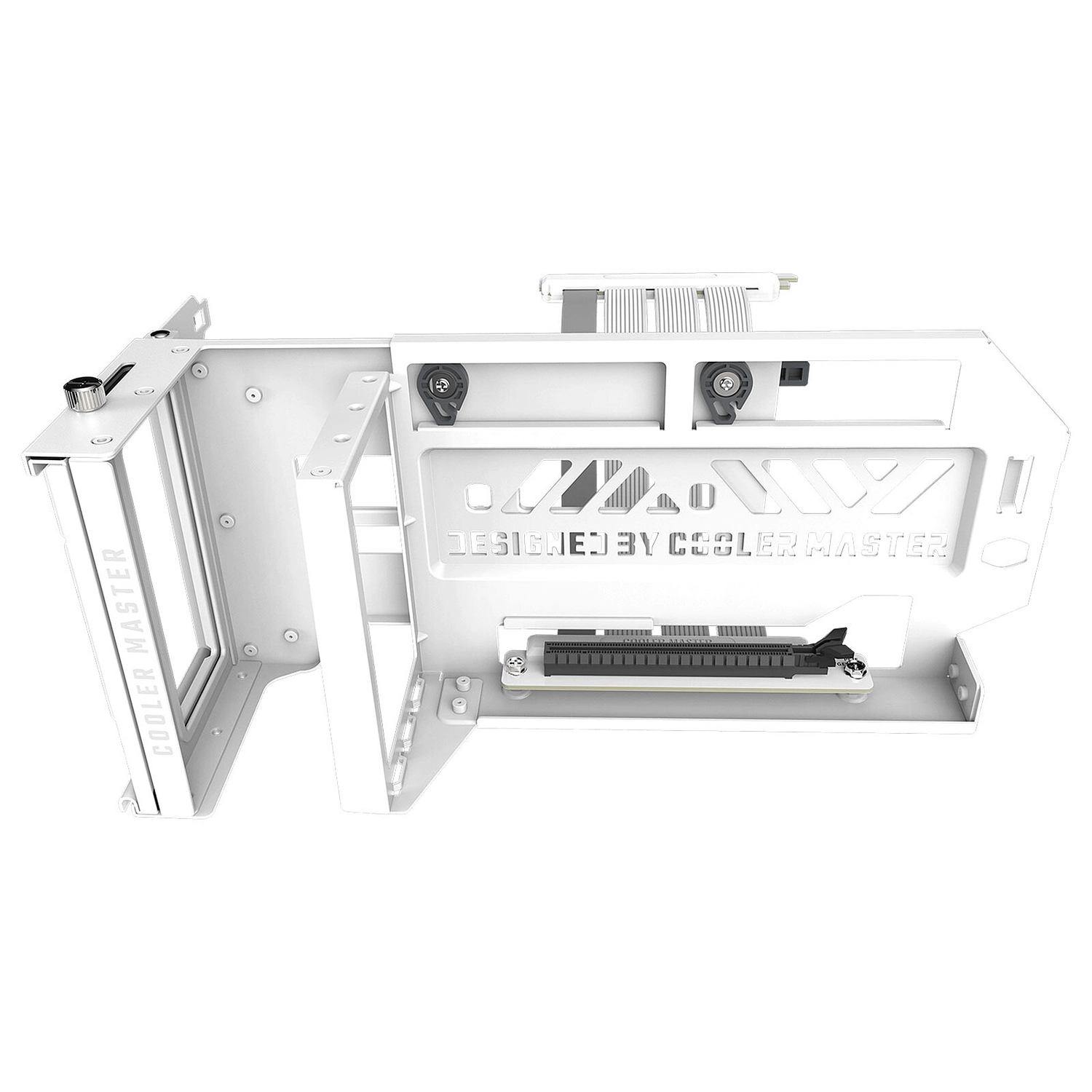 [CM-GABCARDHOLW] Vertical Graphics Card Holder Kit V3 Cooler Master Soporte Vga White C/Cable Riser Pcie 4.0