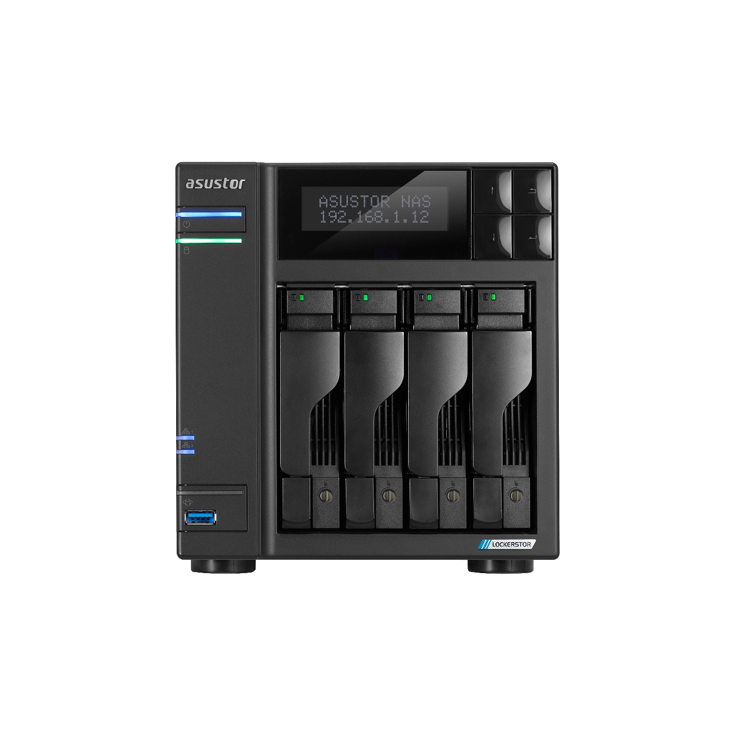 [ASUNAS6704T] Asustor NAS Tower Lockerstor 4 Gen 2 AS6704T 4X3.5/2.5