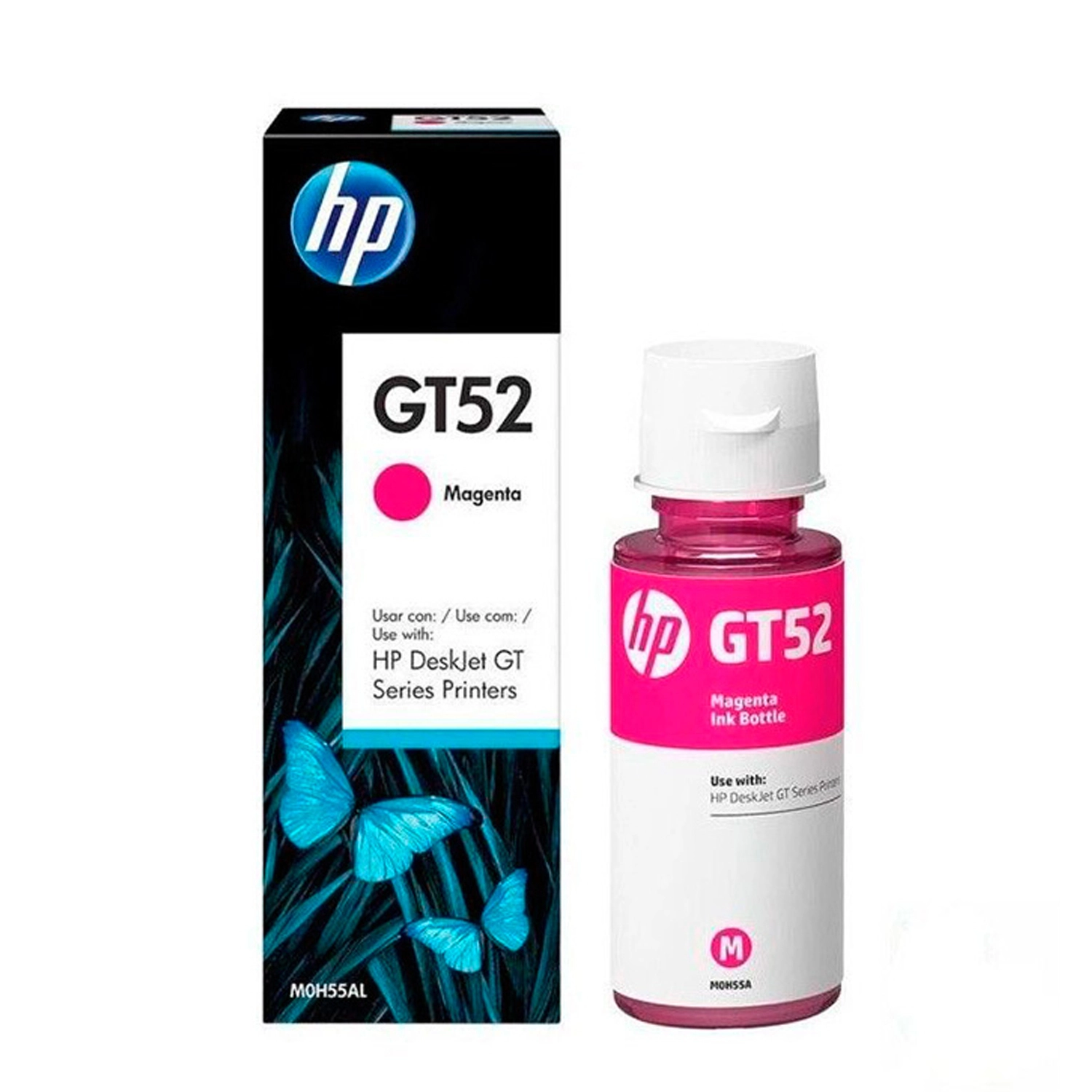 [HP-M0H55AL] Botella de Tinta HP GT 52 Magenta