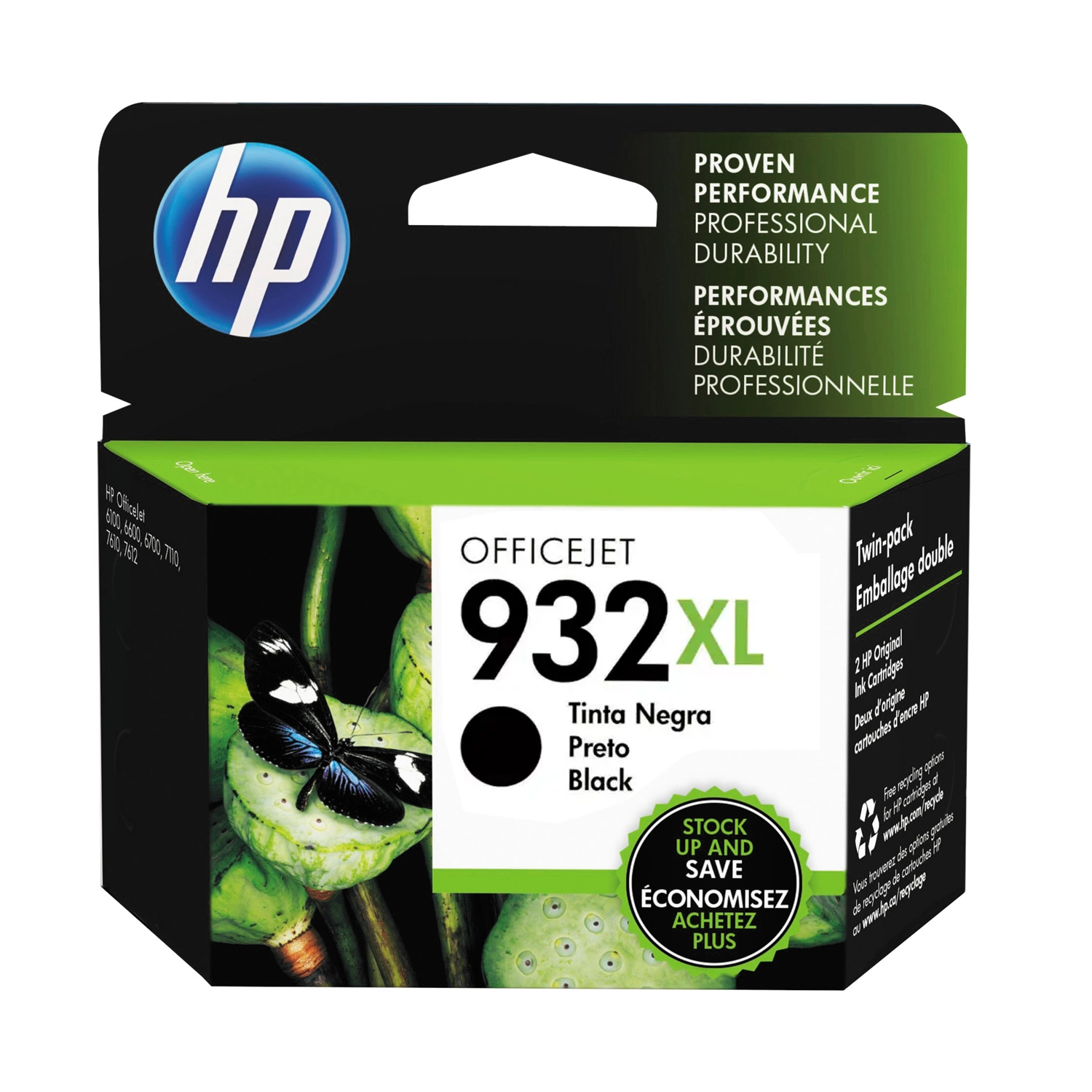 [HP-CN053AL] Cartucho De Tinta Hp 932Xl Negro