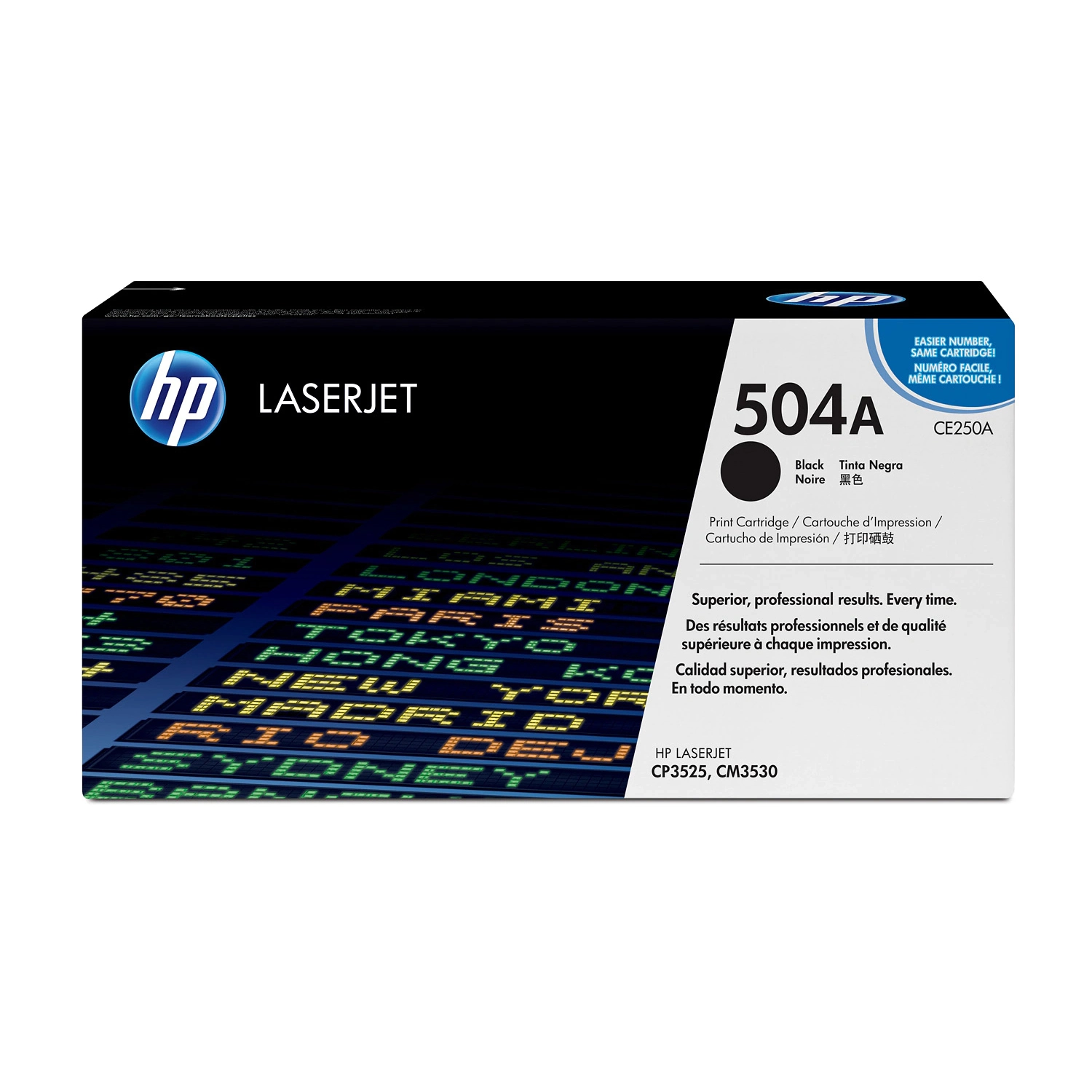 [HP-CE250A] Cartucho De Toner 504A Negro Laserjet