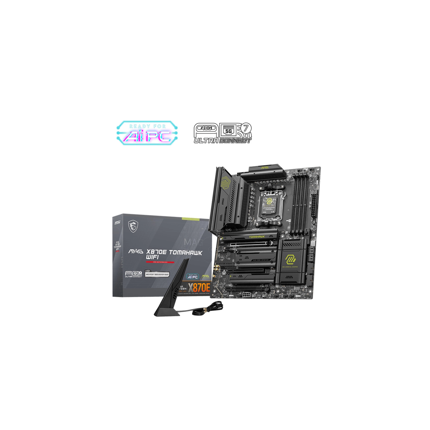 [MSIMOTX870ETWI] Motherboard Msi Mag X870E Tomahawk Wifi Am5 Ddr5