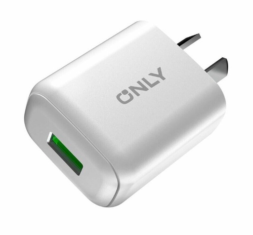 [11441] Only Adaptador-Cargador 220V Modo-018 4.8A – Rush – 1Usb – Only – Blanco O Negro