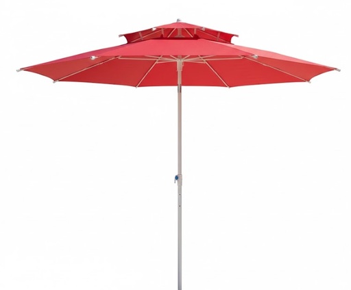 [11526] Sombrilla Playa Lisa 2.20 Mt Con Deflector Ultra Reforzada Aluminizada