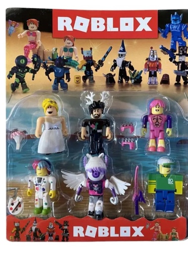 [11534] Muñecos Roblox x6 set desarmables articulados