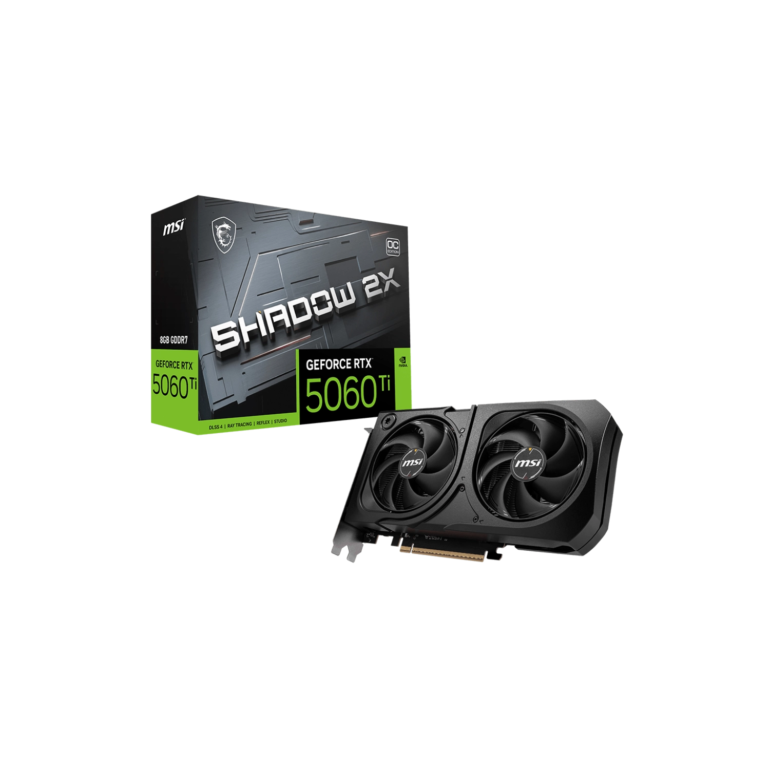 [MSIPDV5060T8GSO] Placa De Video Msi Geforce Rtx 5060 Ti 8G Shadow 2