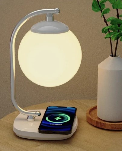 [11667] Xaea Velador Lampara Luna Con Cargador Wireless