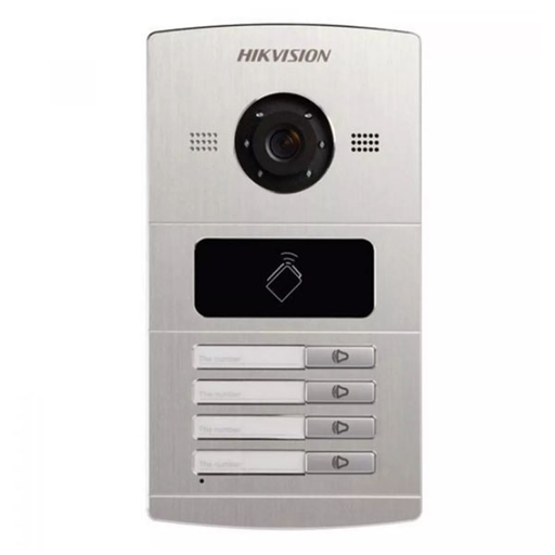 [15548] Videoportero Ip Hikvision Metalico C4 Timbres