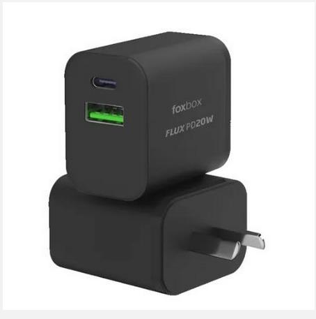 [73275] Cargador Foxbox Flux 20W Negro (7990)