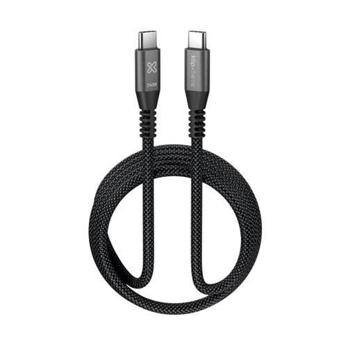 [74701] Cable Klipxtreme Kx Power Go 750  Kx Usb-C Cable 240W 480Mbps 6Ft3M Braided (Kac-750-10Ft)