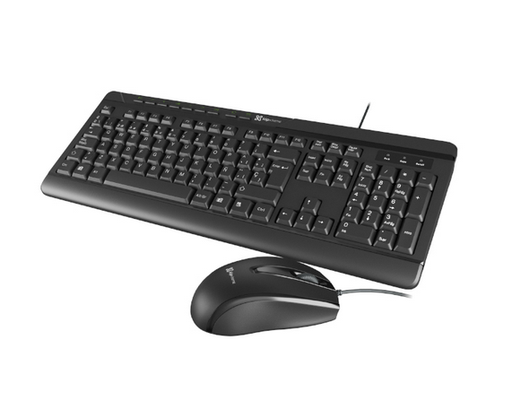 [45940] COMBO TECLADO Y MOUSE CON CABLE KLIPXTREME KCK-251S)