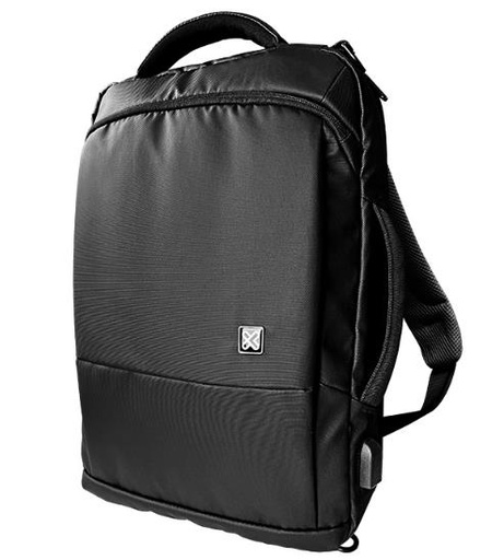 [70621] MOCHILA NOTEBOOK  KLIPXTREME Bizman 2 EN 1  156 NEGRO  C CARGA USB  (KNB-895)