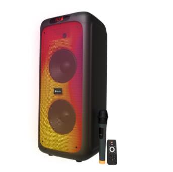 [74729] PARLANTE KLIPXTREME BOOMFIRE PRO  SPEAKER -BT PARTY -3000W FLAME LED LIGHTS W MIC (KLS-662 )