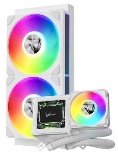 [77526] Water Cooling Formula V Line Cryo Wing Digi 240 White