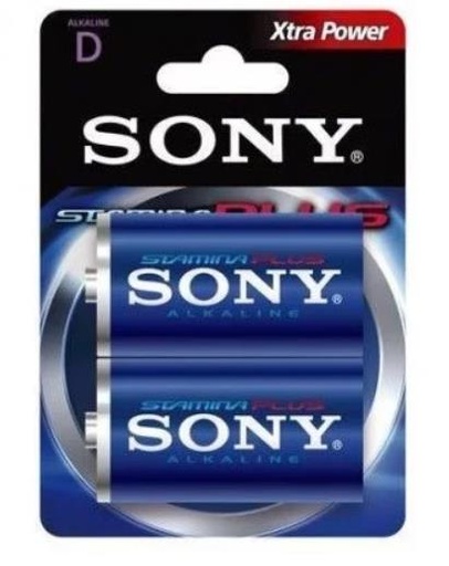 [55751] Blister De Pilas Sony Stamina Plus Lr20-d Alcalina X2 Unidades